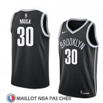 Maillot Brooklyn Nets Dzanan Musa No 30 Icon 2018 Noir