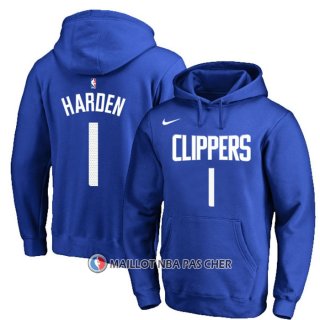Veste a Capuche Los Angeles Clippers James Harden Icon Bleu.