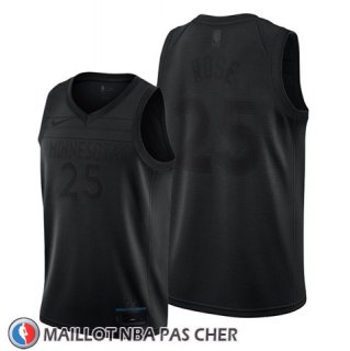 Maillot Minnesota Timberwolves Derrick Rose MVP Noir