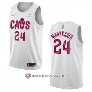 Maillot Cleveland Cavaliers Lauri Markkanen NO 24 Association 2022-23 Blanc