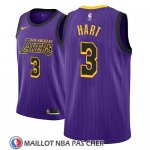 Maillot Los Angeles Lakers Josh Hart No 3 Ciudad 2018 Volet
