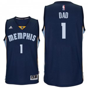 Maillot Fete des Peres Grizzlies Dad 1 Bleu