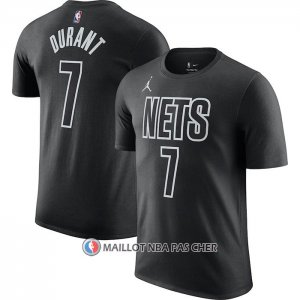 Maillot Manche Courte Brooklyn Nets Kevin Durant Statement 2022-23 Noir
