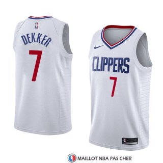 Maillot Los Angeles Clippers Sam Dekker Association 2018 Blanc