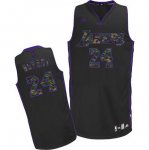 Maillot Camuoflage Mode Lakers Bryant 24 Noir