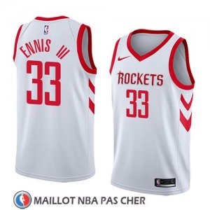 Maillot Houston Rockets James Ennis Iii Association 2018 Blanc