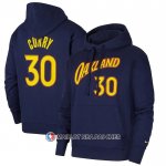 Veste a Capuche Golden State Warriors Stephen Curry Ville 2020-21 Bleu