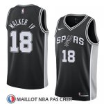 Maillot San Antonio Spurs Lonnie Walker Iv Icon 2018 Noir