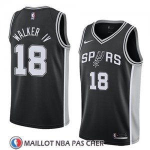 Maillot San Antonio Spurs Lonnie Walker Iv Icon 2018 Noir