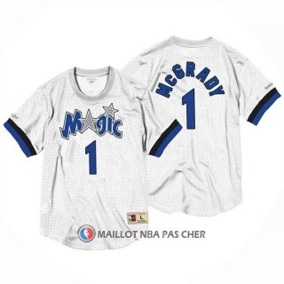 Maillot Manche Courte Orlando Magic Tracy McGrady NO 1 Blanc