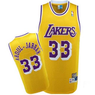 Maillot Los Angeles Lakers Abdul Jabbar #33 Jaune