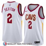 Maillot Cleveland Cavaliers Collin Sexton No 2 Association 2018 Blanc