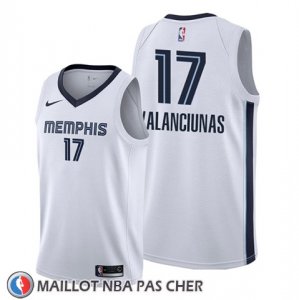 Maillot Memphis Grizzlies Jonas Valanciunas Association Blanc