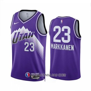 Maillot Utah Jazz Lauri Markkanen NO 23 Ville 2023-24 Volet