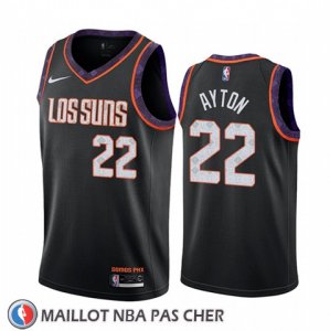 Maillot Phoenix Suns Deandre Ayton Ville Noir