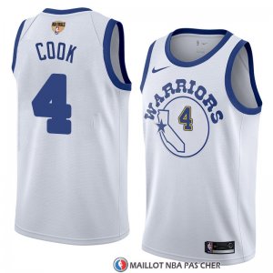 Maillot Golden State Warriors Quinn Cook 4 Classic 2017-18 Blanc