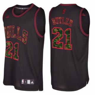 Maillot Camuoflage Mode Bulls Butler 21 Noir