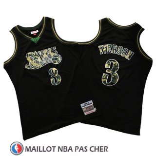 Maillot Philadelphia 76ers Allen Iverson Camouflage Vert