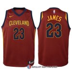 Maillot Enfant Cleveland Cavaliers James 2017-18 23 Rouge
