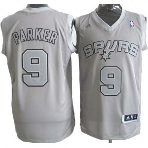 Maillot Parker San Antonio Spurs #9 Gris