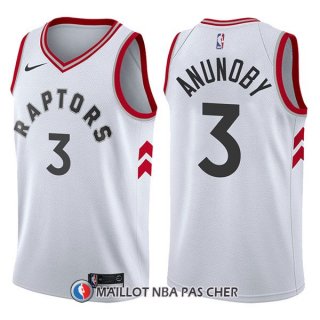 Maillot Tornto Raptors Og Anunoby Association 3 2017-18 Blanc