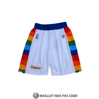 Short Denver Nuggets Retro Blanc