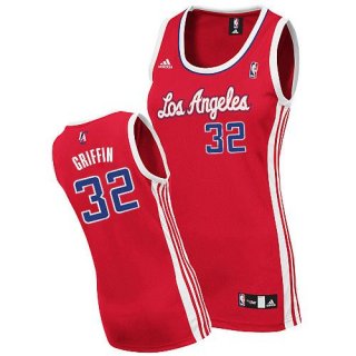 Maillot Femme de Griffin Los Angeles Clippers #32 Rouge