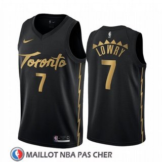 Maillot Tornto Raptors Kyle Lowry Ville 2019-20 Noir