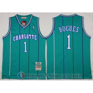 Maillot NBA Bogues Charlotte Hornets vert