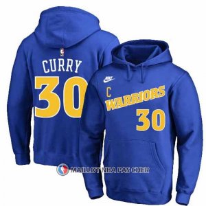Veste a Capuche Golden State Warriors Stephen Curry Classic 2022-23 Bleu  Veste a Capuche Golden State Warriors Stephen Curry Classic 2022-23 Bleu