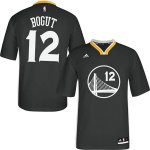 Maillot Manche Courte Warriors Bogut 12 Noir