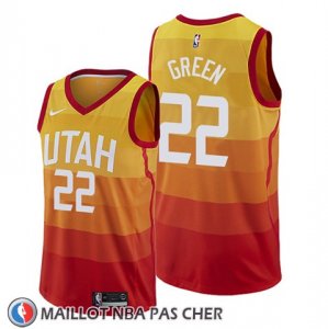 Maillot Utah Jazz Jeff Green Ville Orange