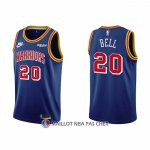 Maillot Golden State Warriors Jordan Bell NO 20 75th Anniversary Bleu