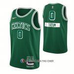 Maillot Boston Celtics Jayson Tatum NO 0 Ville 2021-22 Vert