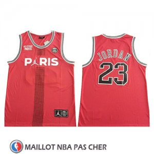 Maillot Aj X Psg Jordan No 23 Rouge
