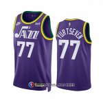 Maillot Utah Jazz Omer Yurtseven NO 77 Classic 2023-24 Volet