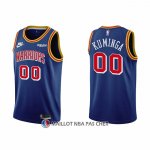 Maillot Golden State Warriors Jonathan Kuminga NO 00 75th Anniversary Bleu