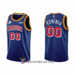 Maillot Golden State Warriors Jonathan Kuminga NO 00 75th Anniversary Bleu