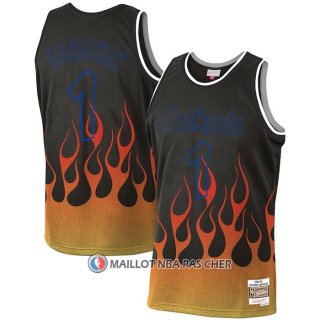 Maillot Orlando Magic Penny Hardaway Flames Noir