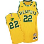 Maillot ABA de Gay Memphis Grizzlies #22 Jaune