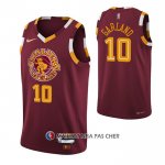Maillot Cleveland Cavaliers Darius Garland NO 10 Ville Rouge