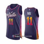 Maillot Phoenix Suns Bol Bol NO 11 Ville Authentique 2023-24 Volet