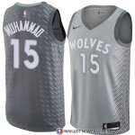 Maillot Minnesota Timberwolves Shabazz Muhammad Ville 2018 Gris