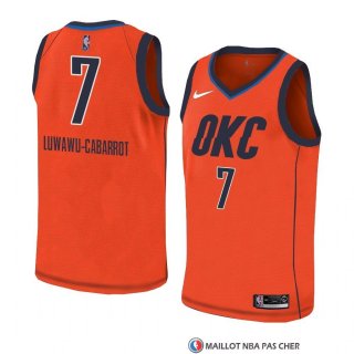 Maillot Oklahoma City Thunder Timothe Luwawu-cabarrot Earned 2018-19 Orange