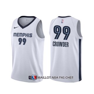 Maillot Memphis Grizzlies Jae Crowder Association Blanc