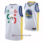 Maillot Golden State Warriors Juan Toscano-Anderson NO 95 2022 Slam Dunk Special Mexique Edition Blanc Maillot Golden State Warriors Juan Toscano-Anderson NO 95 2022 Slam Dunk Special Mexique Edition Blanc