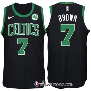 Maillot Authentique Boston Celtics Brown 2017-18 7 Noir