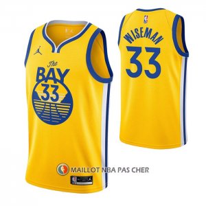 Maillot Golden State Warriors James Wiseman Statement 2020 Jaune