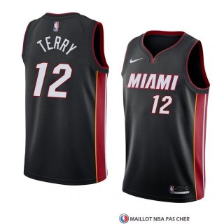 Maillot Miami Heat Heat Emanuel Terry Icon 2018 Noir