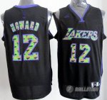 Maillot Loward Los Angeles Lakers #12 Noir